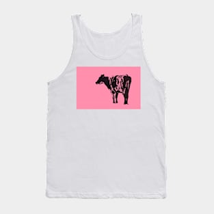 Pink Cow Tank Top